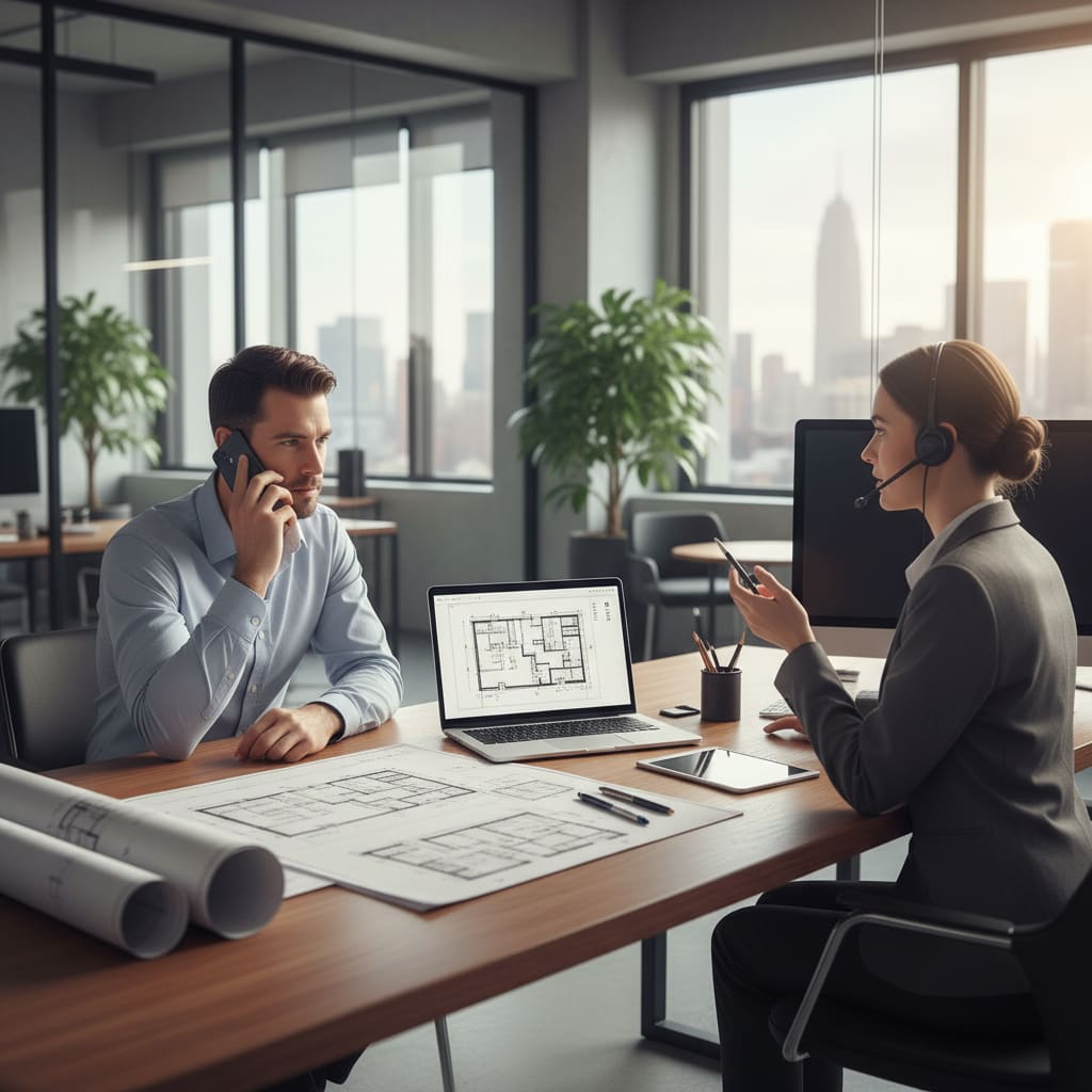 Customer coordinating HVAC service with SelfCare Ored HVAC Solutions